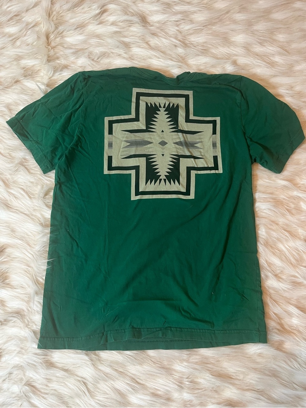 Pendleton Aztec Graphic Tee Men's M Green - Picture 4 of 5